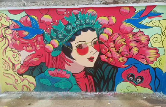 安溪墙体彩绘-网红墙