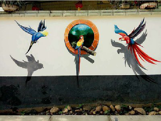 安溪视觉错位-3D墙绘设计