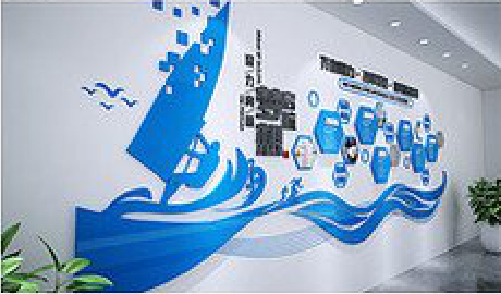 安溪海浪主题文化墙如何设计？