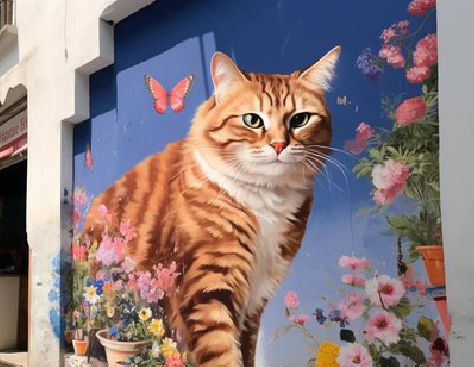 安溪自己绘制有个性的手绘墙