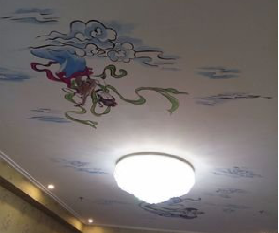 安溪如何快速绘制天花板上的手绘墙？