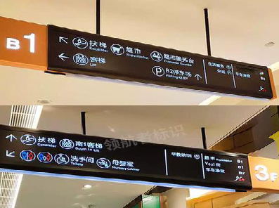 安溪如何通过商场标识牌引导客流分布？